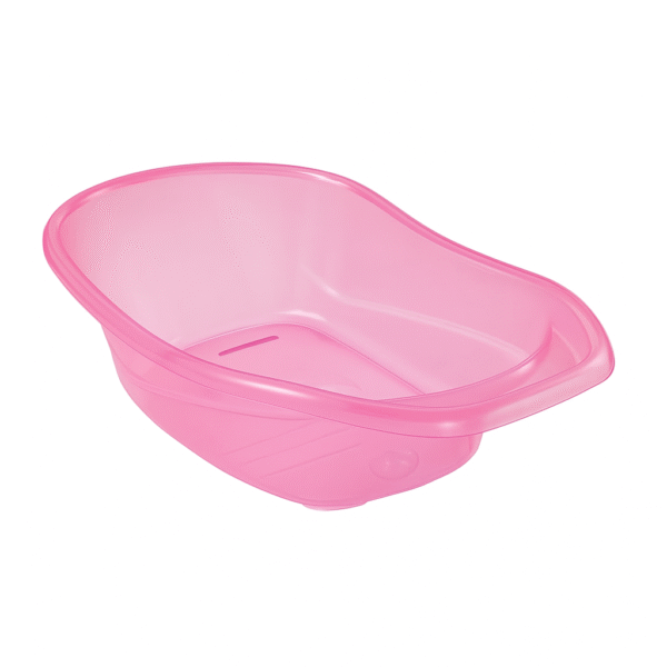 Bañera para Bebé Rosa Transparente 73x46x19 - Tutti Baby