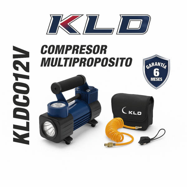 Compresor de Aire Portatil Multipropósito KLDCO12V - Imagen 2