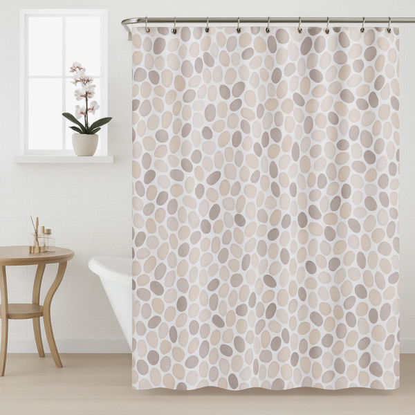 Cortina para Baño Simple Eliplast 180cm x 180cm.