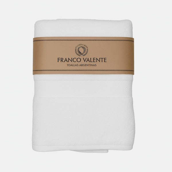 Juego de Toalla y Toallón Blanco Franco Valente 400g