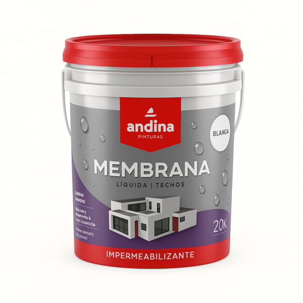 Pintura Andina Membrana líquida Poliuretánica 20 Litros