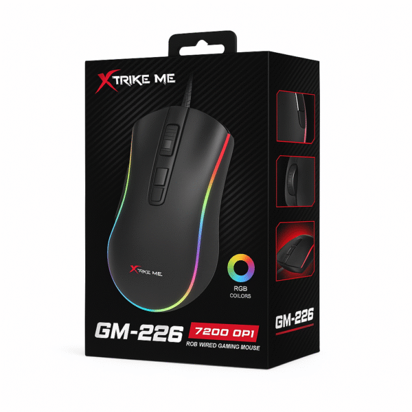 Mouse Gamer RGB Xtrike Me - GM-226