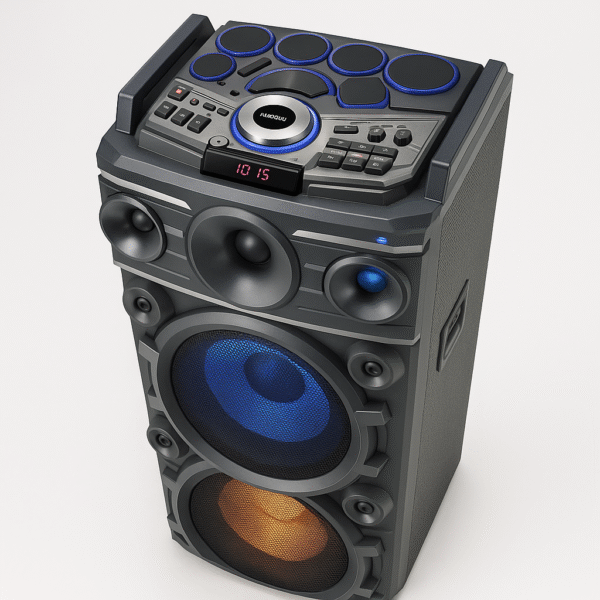 Parlante Eversound EV-363 con Pads de Batería - Imagen 2