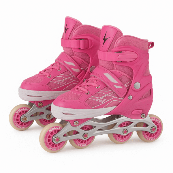 Patines Rollers Extensibles Infantiles Rosa