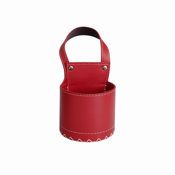 Porta Mate para Auto de Cuero