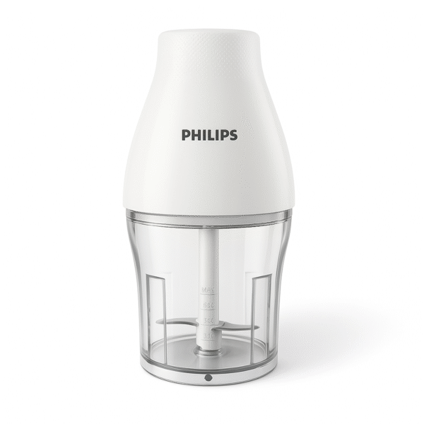 Procesador de alimentos Philips con tecnología Chop Drop. Blanco - HR2505/56