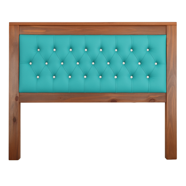 Respaldo de Madera de Pino con Tapizado en Ecocuero 150cm. - Imagen 2