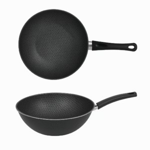 Sartén Wok 28 Antiadherente de Aluminio Essencial Multiflon