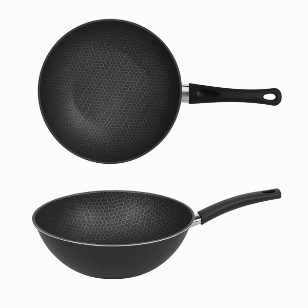 Sartén Wok 28 Antiadherente de Aluminio Essencial Multiflon