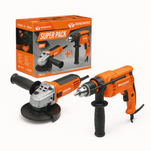 Super Pack: Amoladora + Taladro DAAG115-75 + DAID550