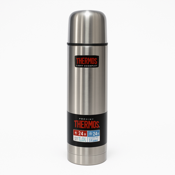 Termo Bala Acero Inoxidable - Thermos 1L.