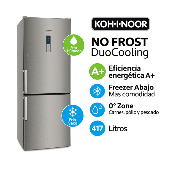 Heladera KOH-I-NOOR No Frost KHGA41D/8 417L