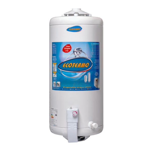 Termotanque Ecotermo Gas Natural 80L LE Conexión Superior