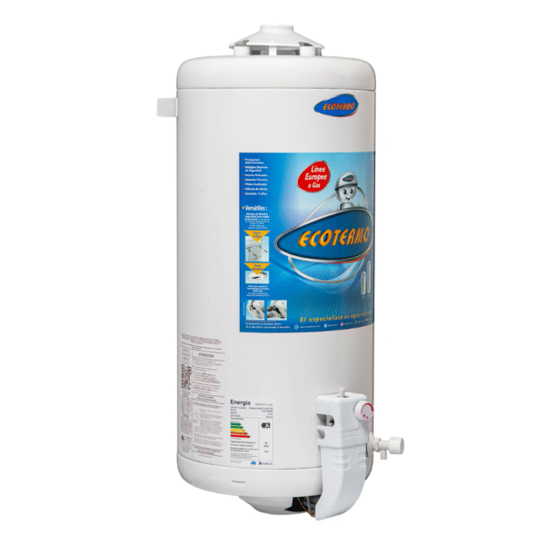 Termotanque Ecotermo Gas Natural 80L LE Conexión Superior - Imagen 2