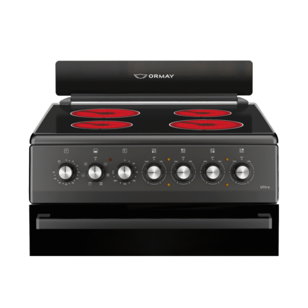 Cocina Eléctrica Ormay Ultra Negra – Placa Vitrocerámica - Imagen 2