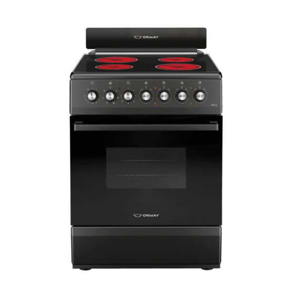 Cocina Eléctrica Ormay Ultra Negra – Placa Vitrocerámica