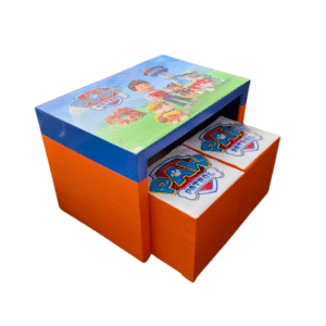 Mesita Puente con Puff Infantil - Paw Patrol