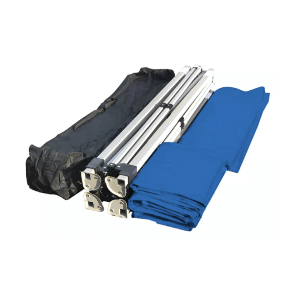 Gazebo Plegable Premium 3x3 de Acero Azul LEX-S5.1P-AZ - Imagen 3