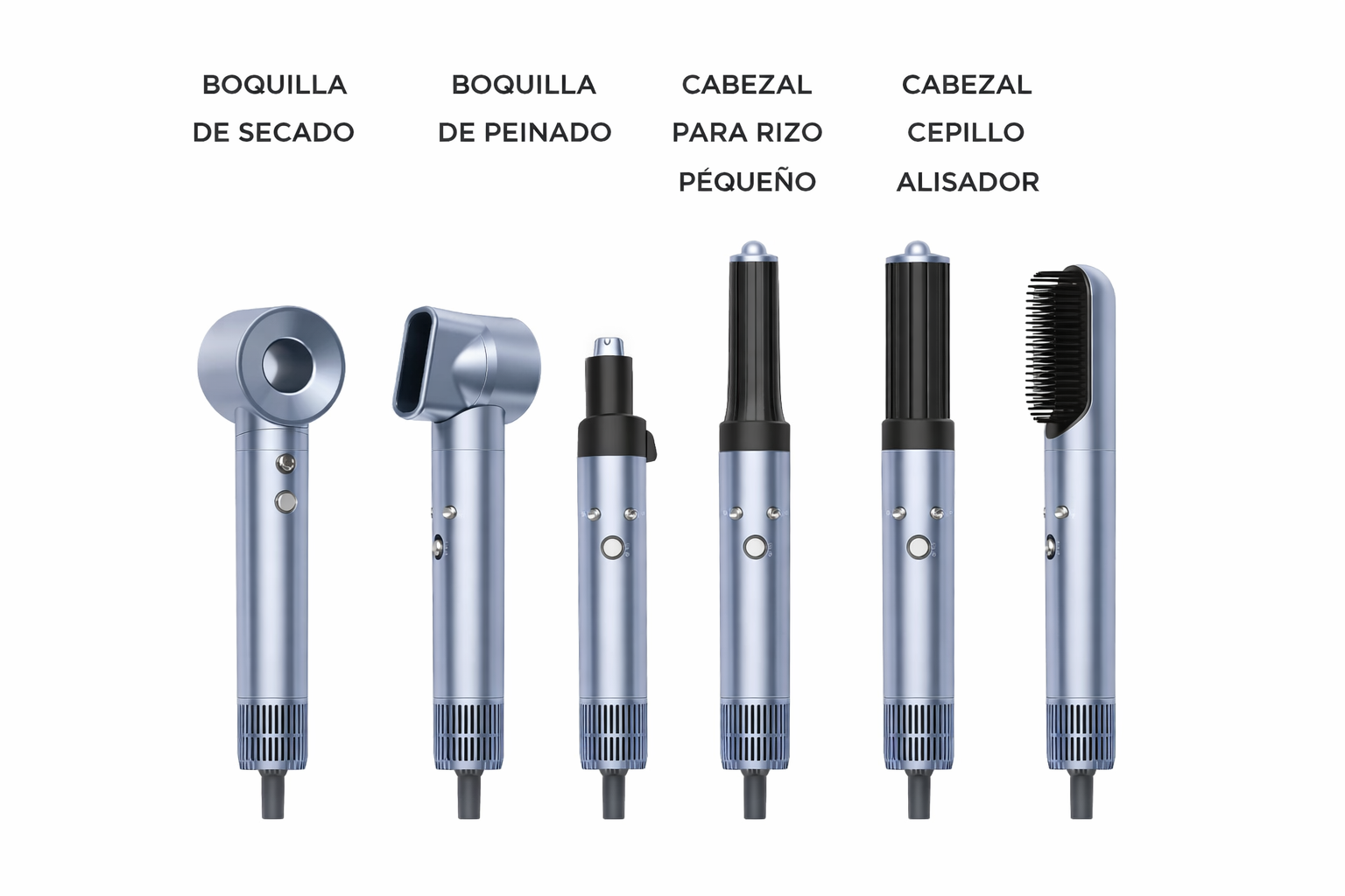 ProStyle Ion 5 en 1 – Secador Cepillo Alisador Iónico - Smart-Tek - Imagen 2