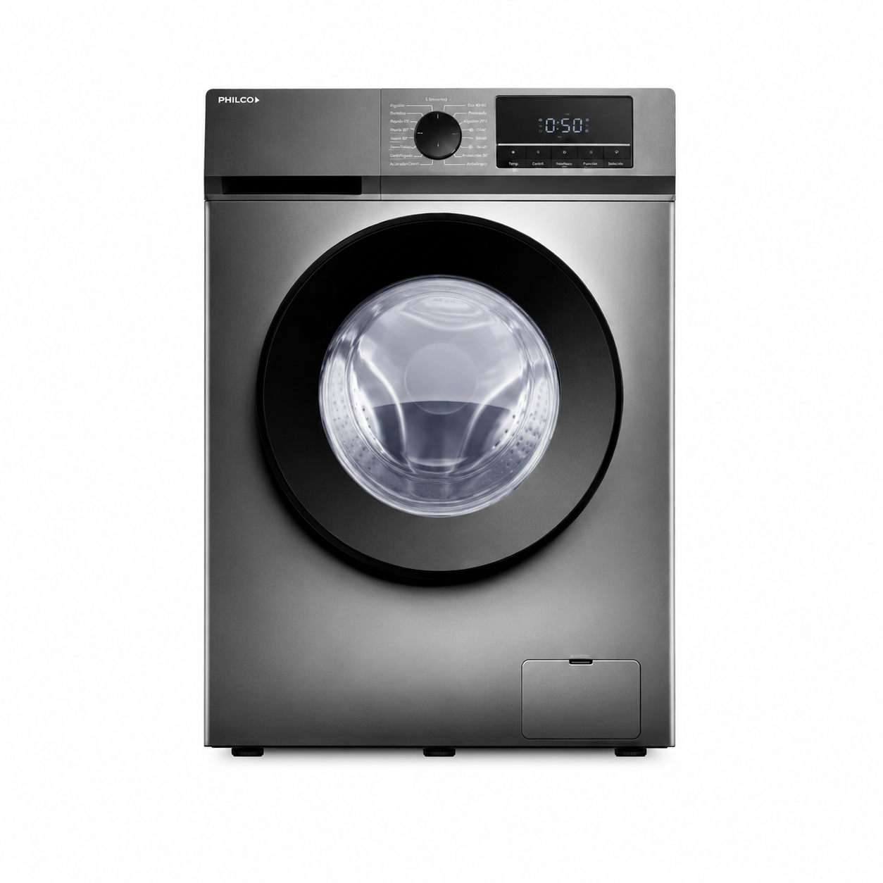Lavarropas PHILCO Gris oscuro - PHLF112DGN
