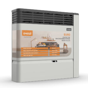 Calefactor a gas sin salida Emegé Euro 3180 Sce 8000 Kcal multigas