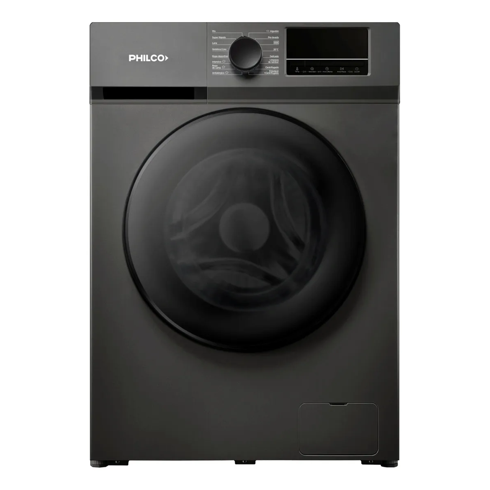 Lavarropas PHILCO Gris oscuro - PHLF112DGN