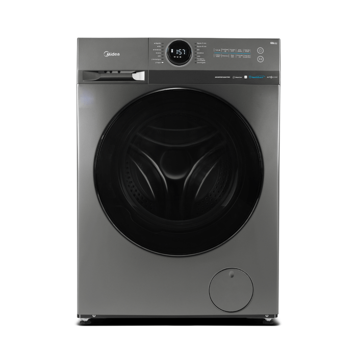 Lavarropas Midea Inverter 8 kg Wi-Fi Titanium – MF200W80WB/T-A1