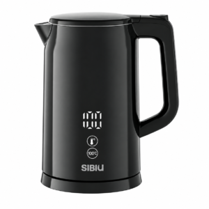 Pava Eléctrica Digital Sibiu Acero Inoxidable 1.7L 2200W